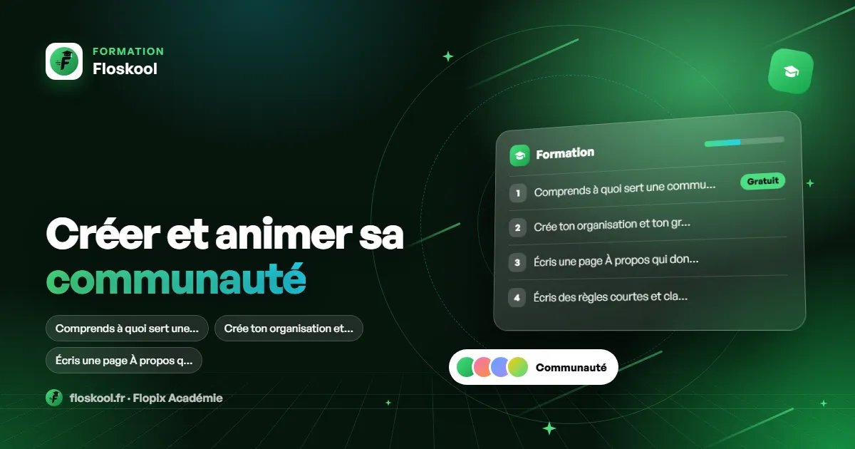 Créer et animer sa communauté