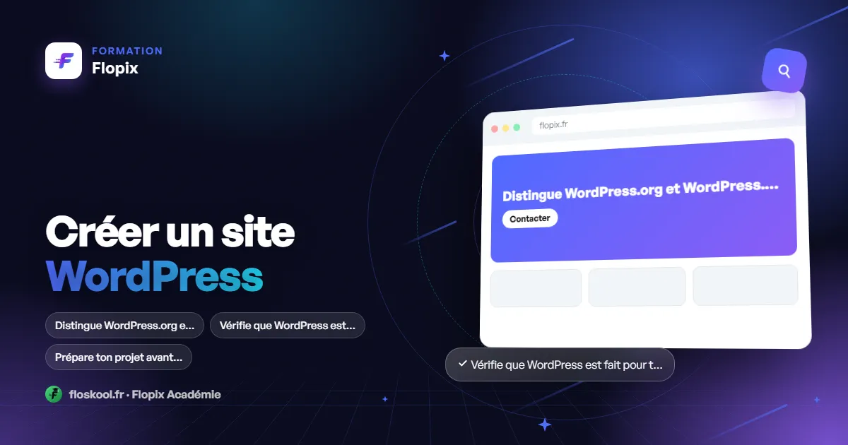 Créer un site WordPress