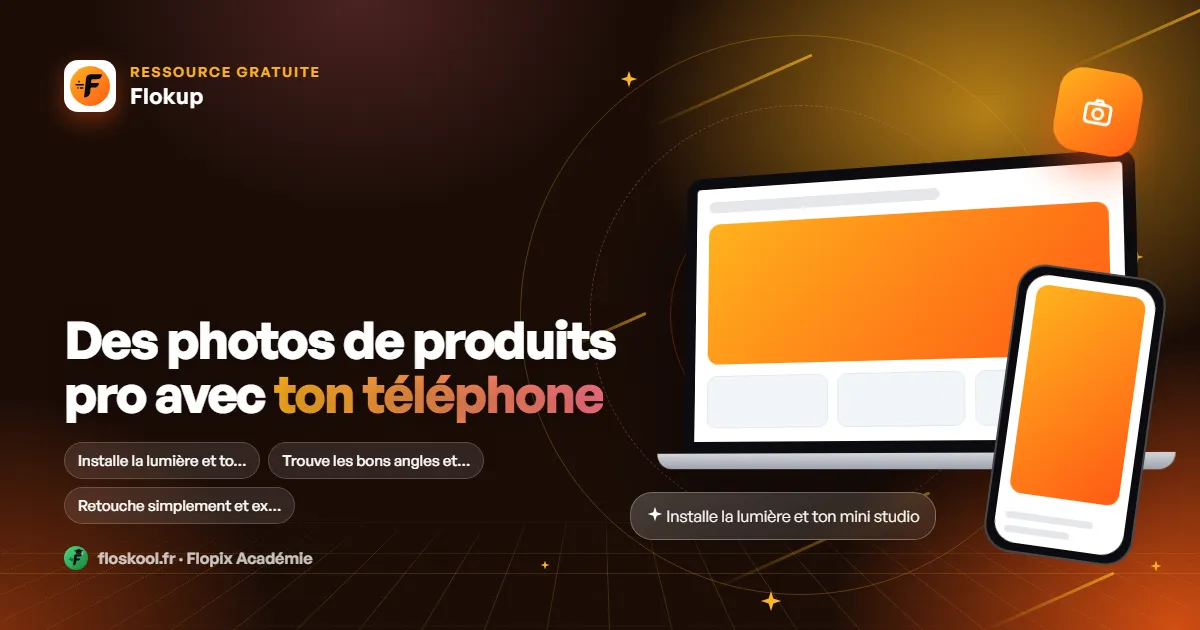 Des photos de produits pro avec ton téléphone