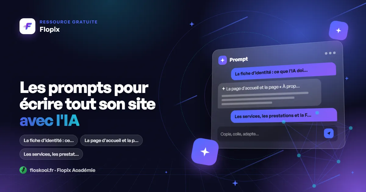 Les prompts pour écrire tout son site avec l'IA