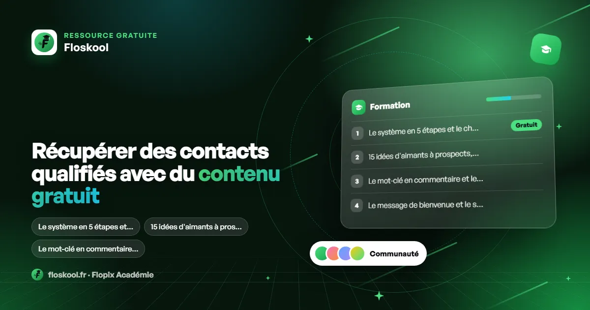 Récupérer des contacts qualifiés avec du contenu gratuit